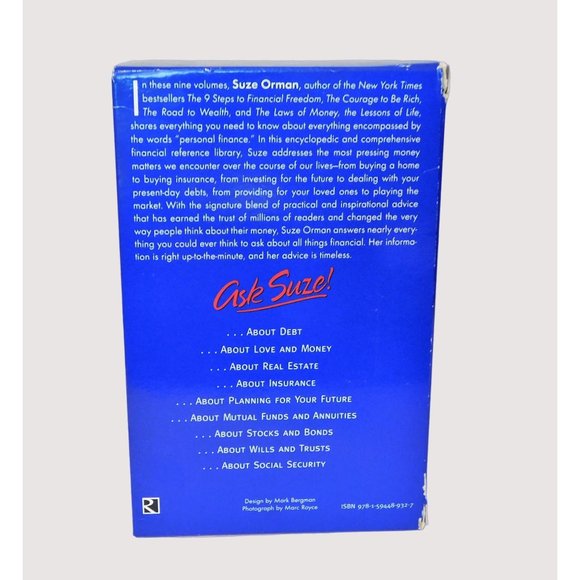 Suze Orman Financial Reference Library 9 Volume Set Boxed Trade PB - Picture 3 of 11